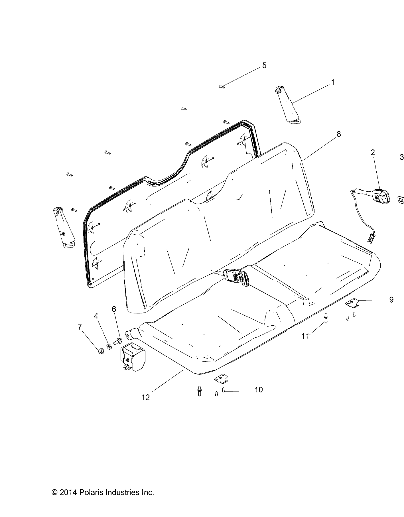 BODY, SEAT AND BELTS - R15RMA57AA/AR/AC/LA/EAZ/H57AR (49RGRSEAT15570)