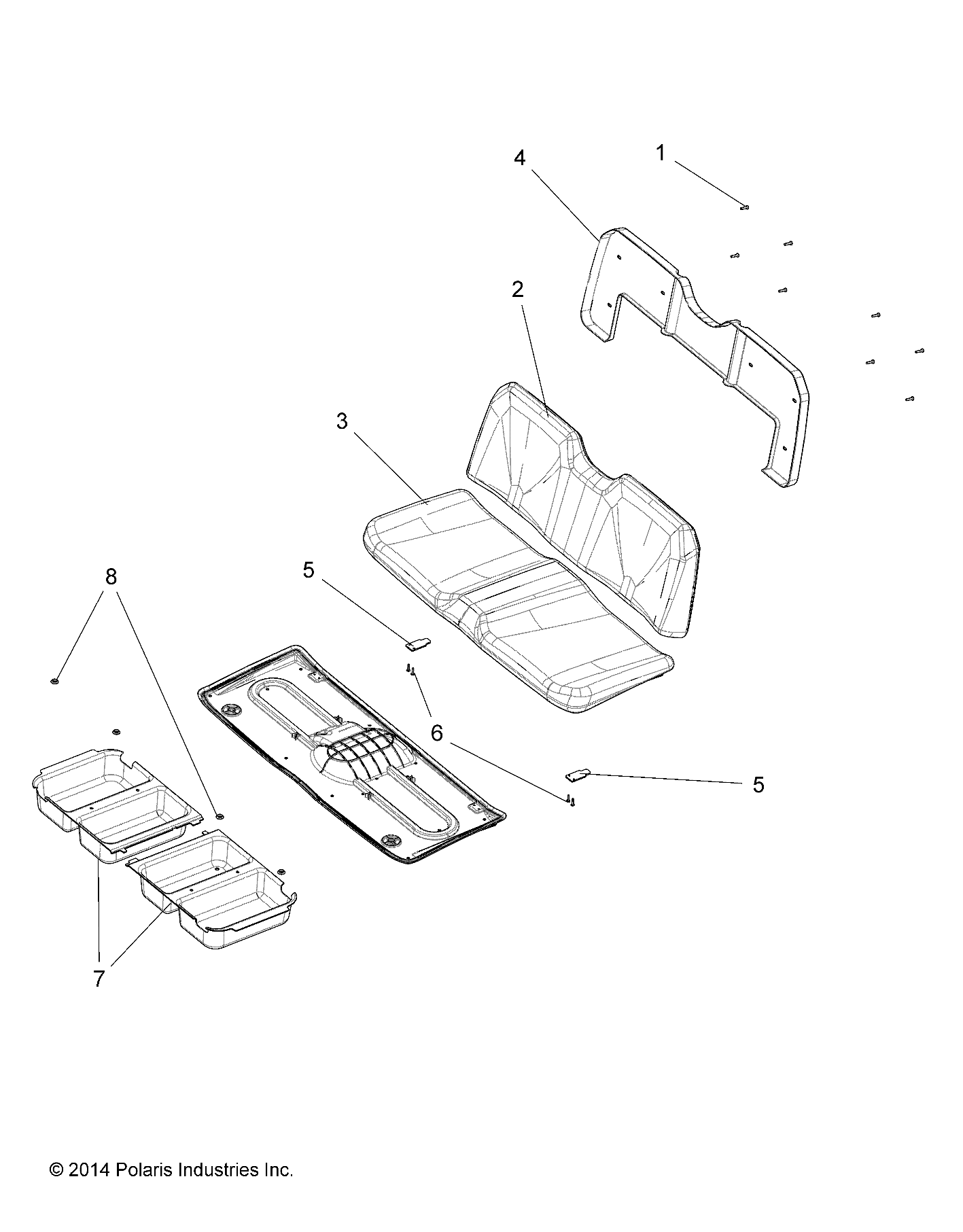 BODY, SEAT - R15RMAEGJ/GC/EJ (49RGRSEAT15EV)