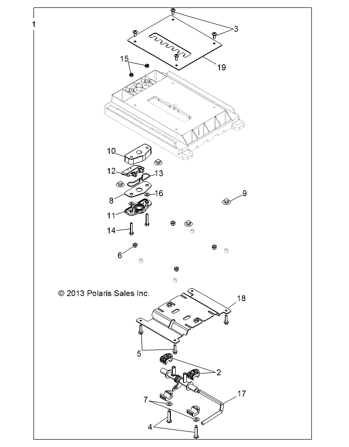 BODY, SEAT SLIDER - R13XT9EAL (49RGRSEATSLDR13JAGX)