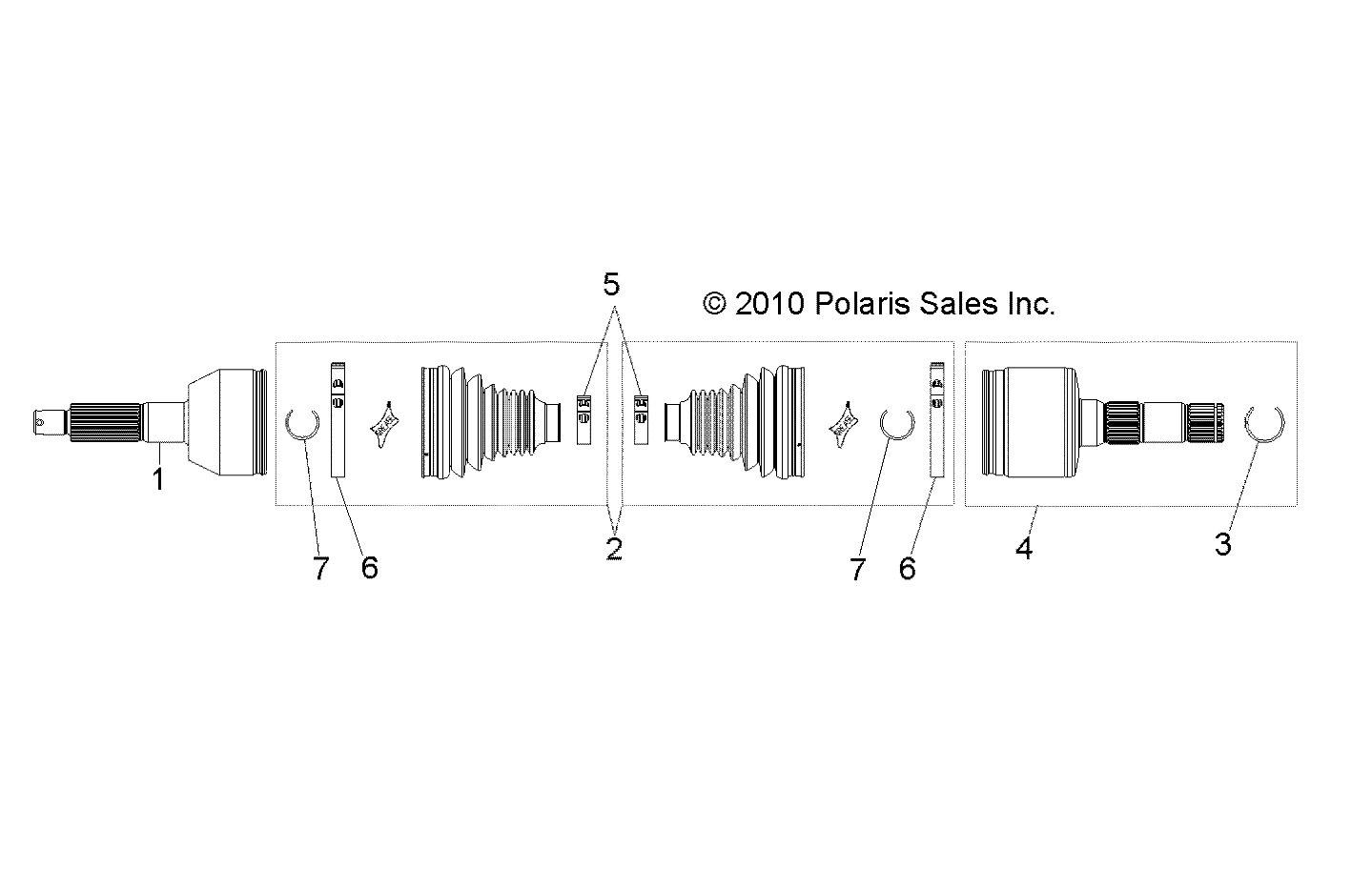 DRIVE TRAIN, REAR HALF SHAFT, RH - R09VH76FX (49RGRSHAFTDRIVERR09RZRSI)