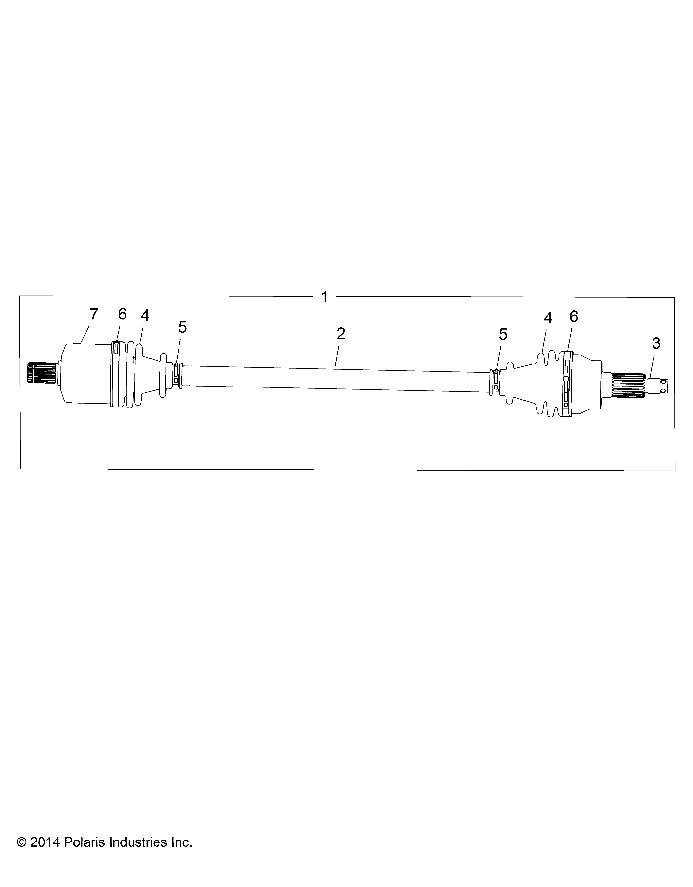 DRIVE TRAIN, FRONT HALF SHAFT (IF BUILT 10/19/15 AND BEFORE) - Z16VFE99AF/AM/M99AM (49RGRSHAFTDRV1510004)