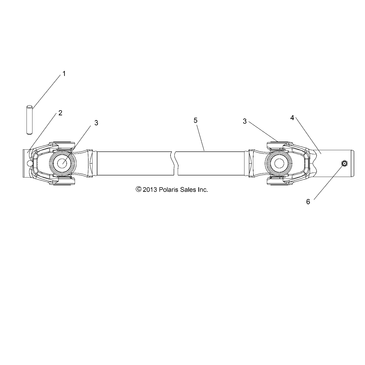 DRIVE TRAIN, FRONT PROP SHAFT - R19RMA57F1/S57C1/F1 (49RGRSHAFTPROP14570)