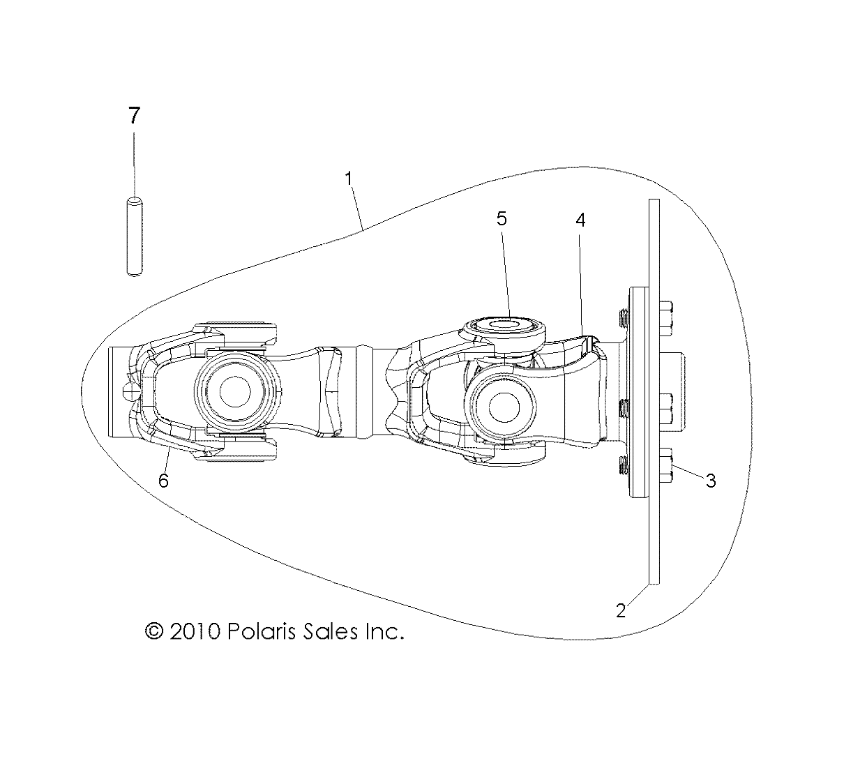 DRIVE TRAIN, REAR PROP SHAFT - R11TH90DG (49RGRSHAFTPROPRR11900D)