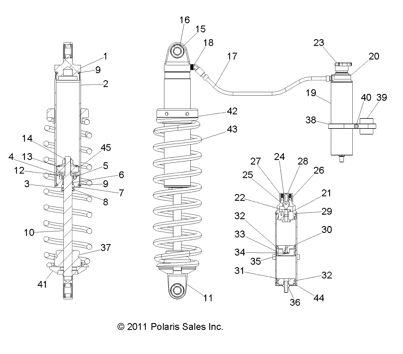 SUSPENSION, FRONT SHOCK - R12TH76AI/AIC (49RGRSHOCKFRT1823886)