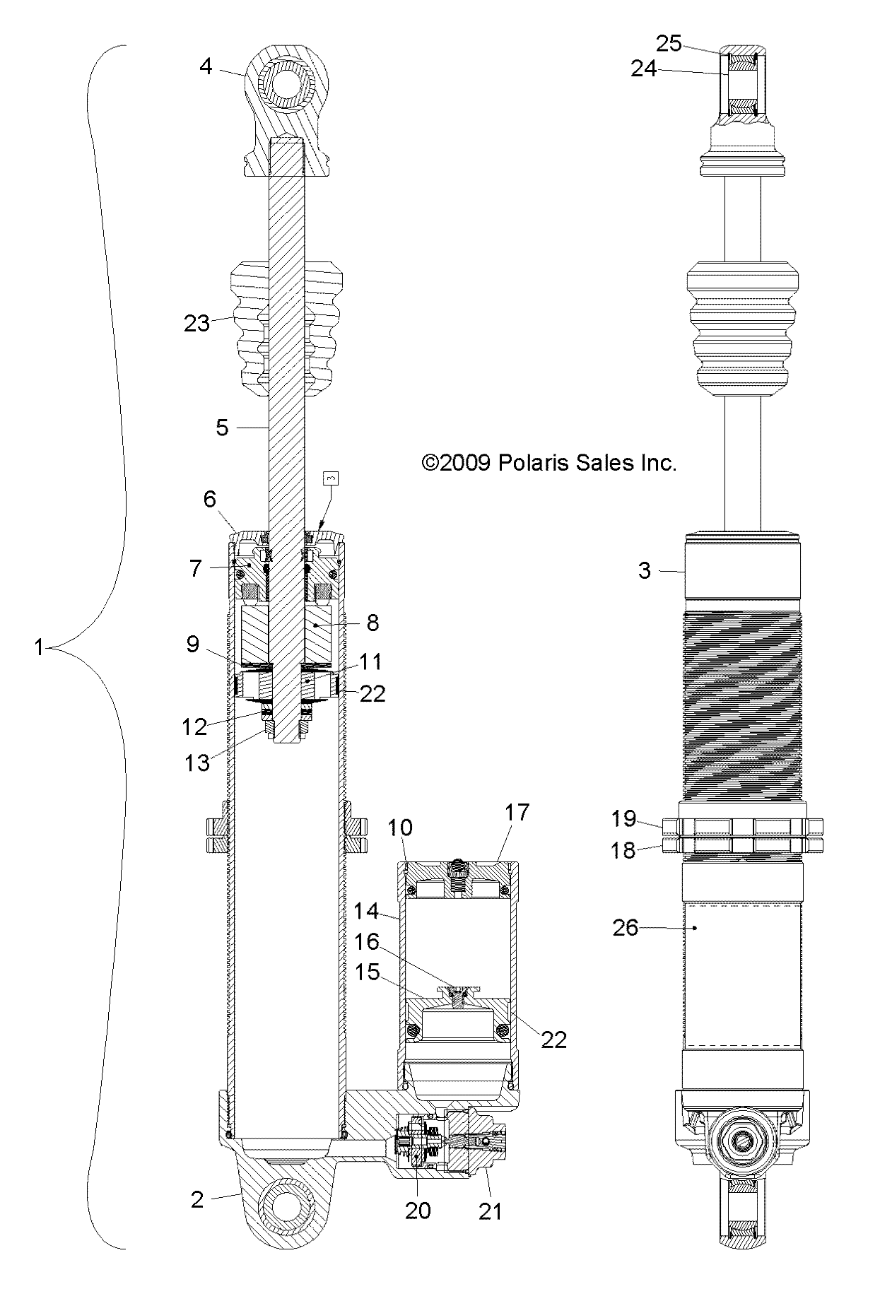 SUSPENSION, FRONT SHOCK - R12XE76AD/7EAB/EAO (49RGRSHOCKFRT7043566)