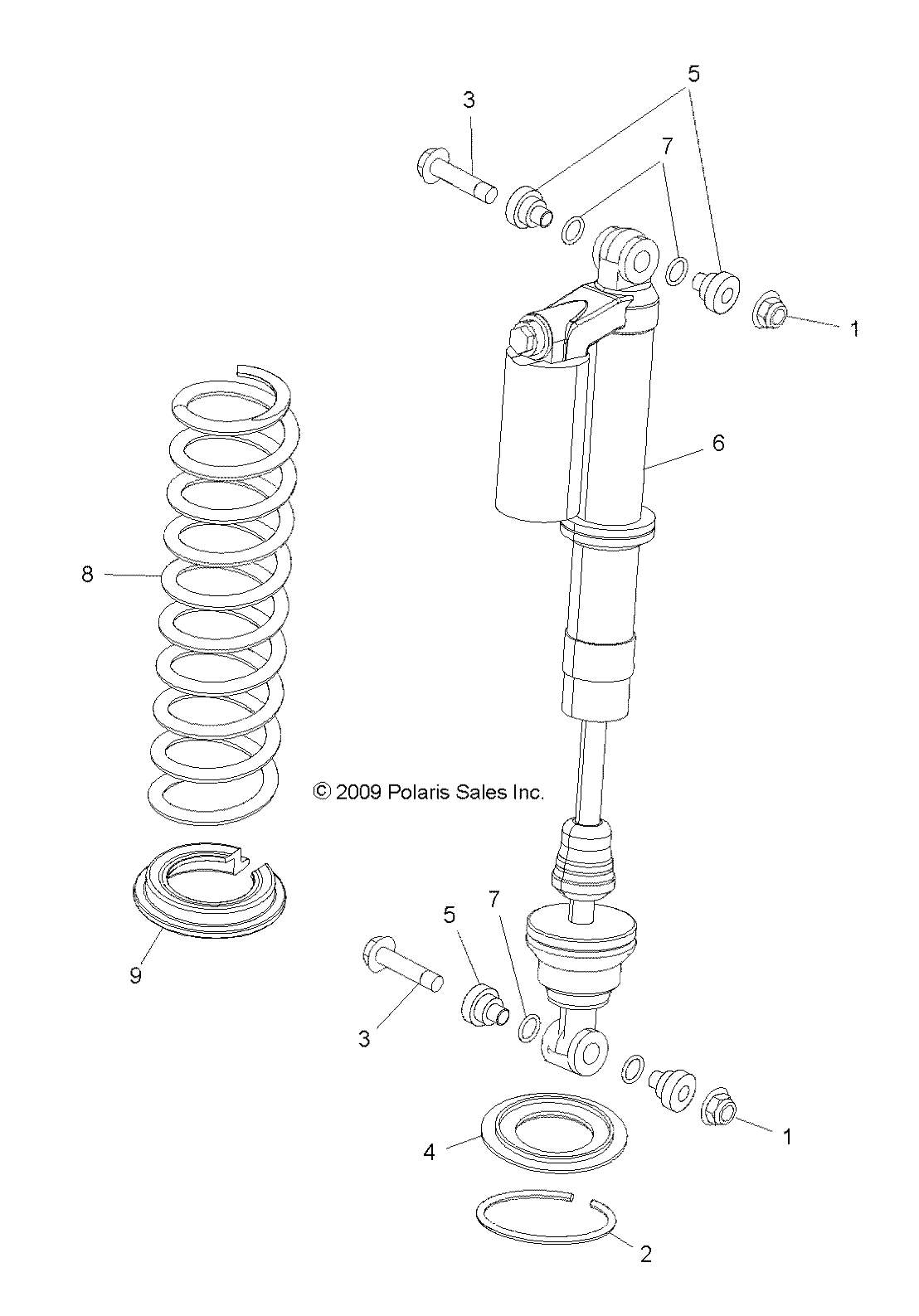 SUSPENSION, FRONT SHOCK MOUNTING - R10XH76AA (49RGRSHOCKMTG10RZRS4)