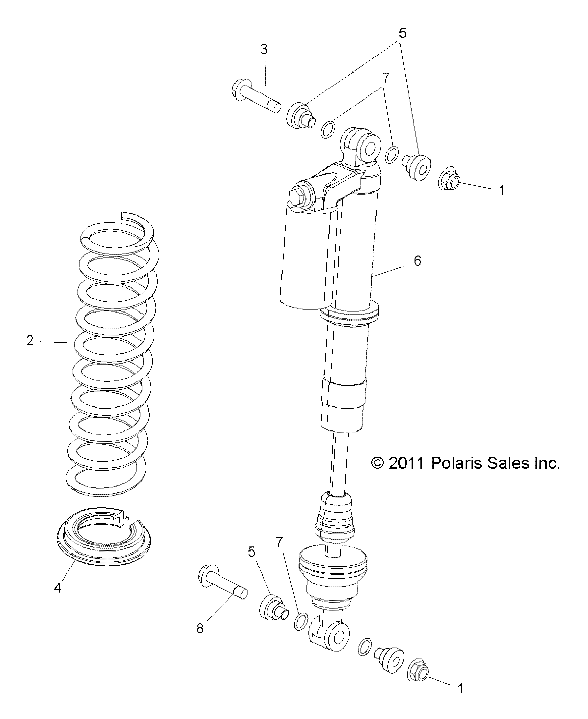 SUSPENSION, FRONT SHOCK MOUNTING - R12XE7EFX (49RGRSHOCKMTG11RZR4I)