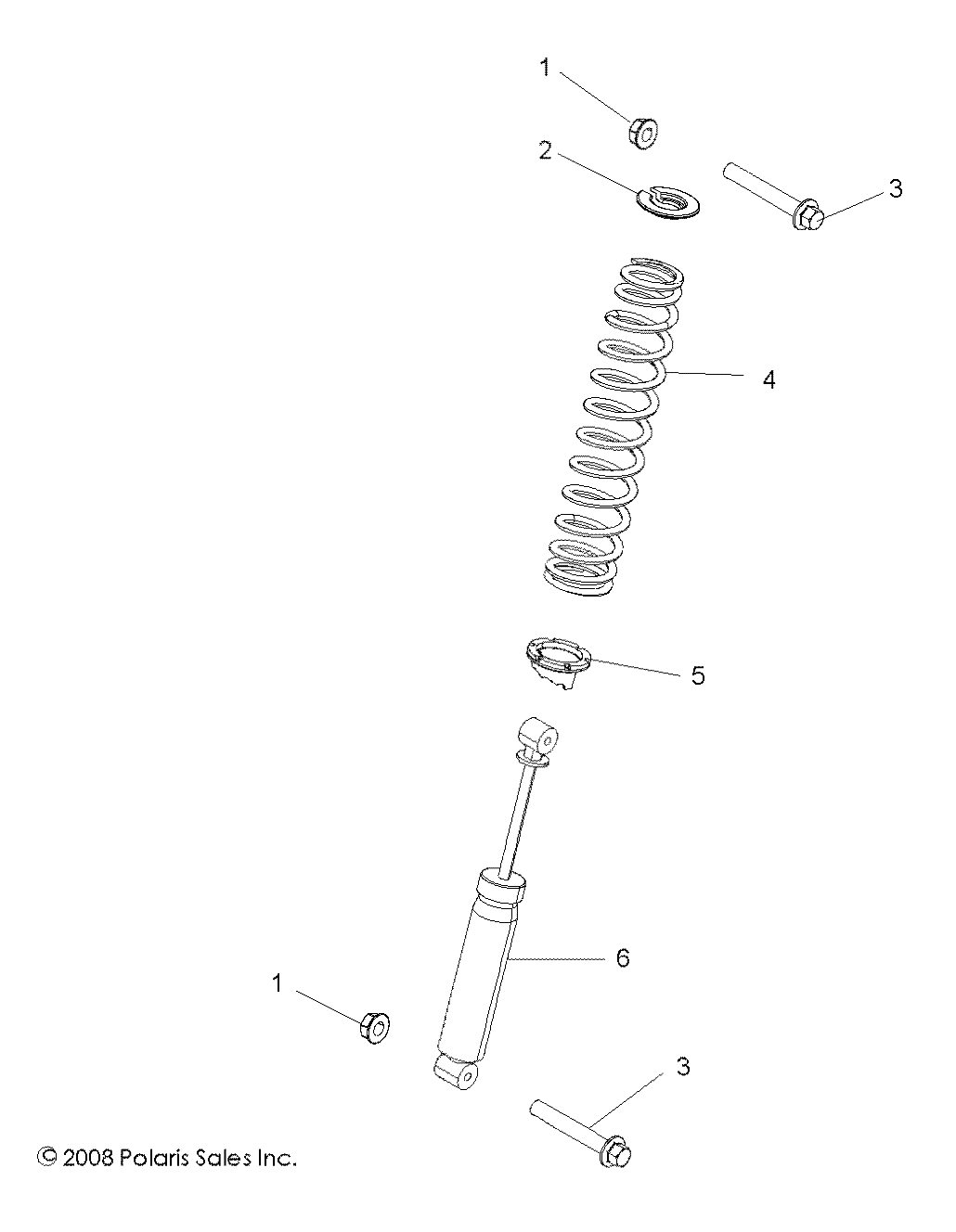 SUSPENSION, REAR SHOCK MOUNTING - R12VH76AB/AD/AF/AH/AJ/AM/EAB/EAS (49RGRSHOCKMTGRR09RZR)