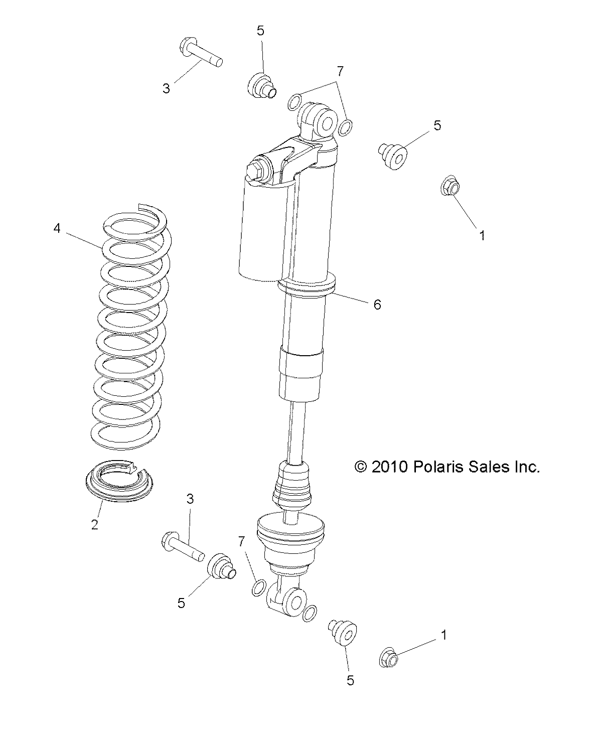 SUSPENSION, REAR SHOCK MOUNTING - Z14XE7EAL/X (49RGRSHOCKMTGRR11RZR4)