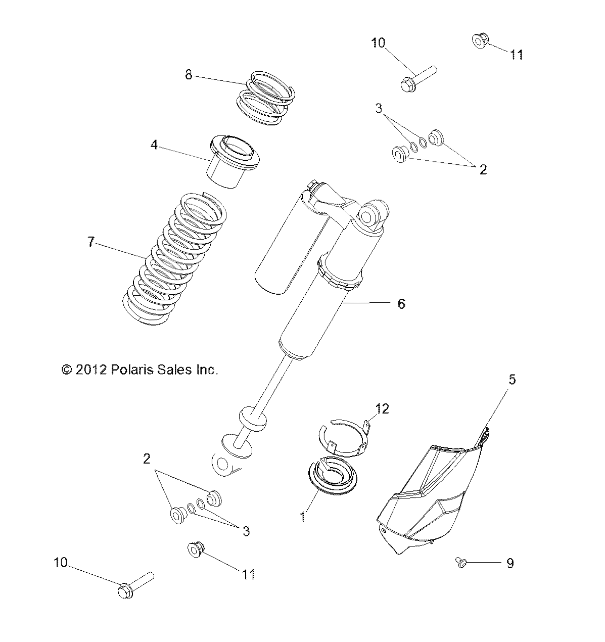 SUSPENSION, REAR SHOCK MOUNTING - R13XT87AA/9EAK (49RGRSHOCKMTGRR13RZRXP4I)