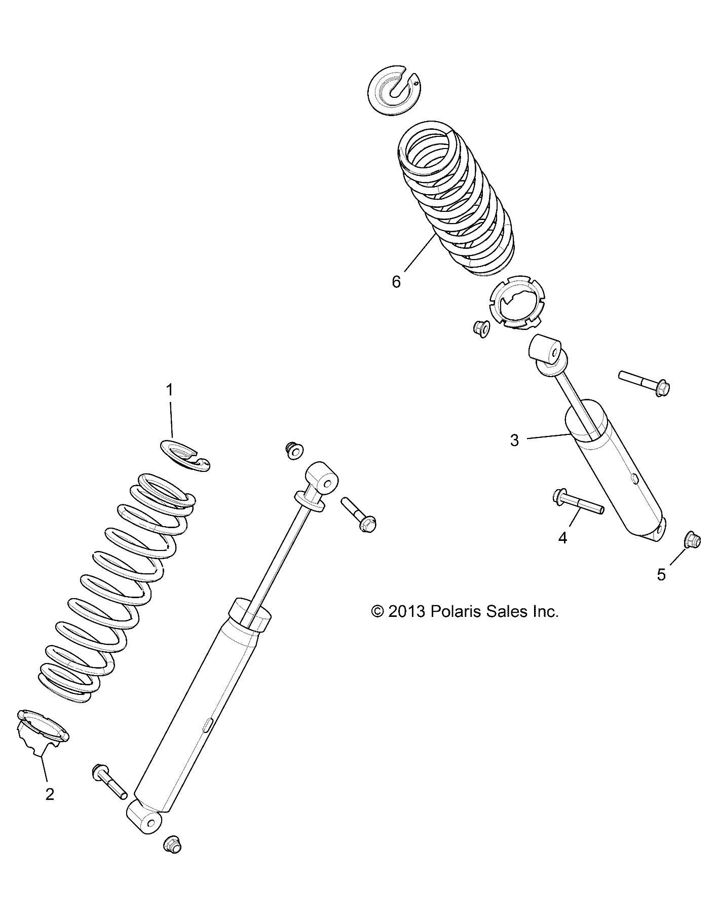 SUSPENSION, REAR SHOCK - R18RVA87A1/B1/E87A9/B9 (49RGRSHOCKRR14CREW)