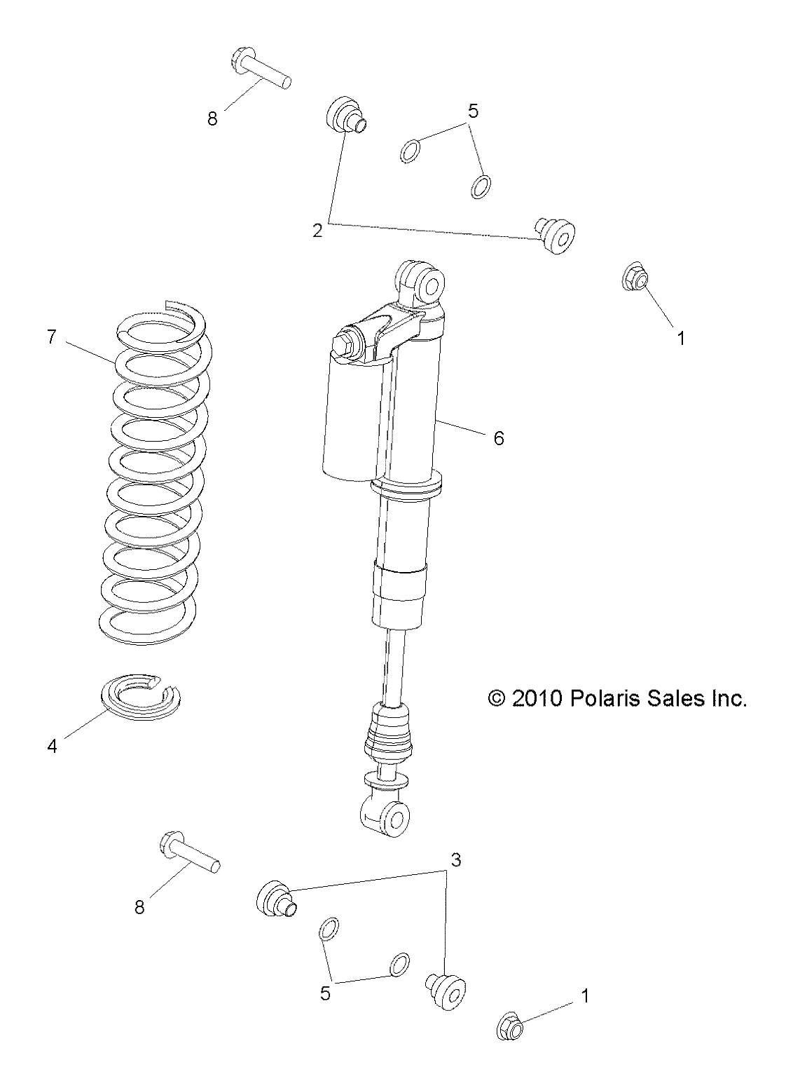 SUSPENSION, REAR SHOCK MOUNTING - R11VH76AI (49RGRSHOCKRR7043645)