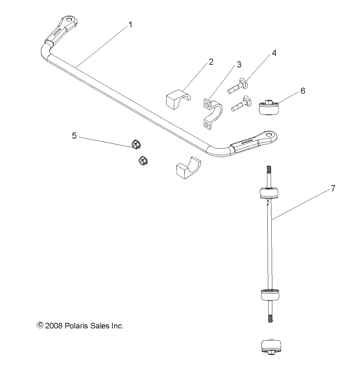 SUSPENSION, REAR STABILIZER BAR - R09HH68/HY68 ALL OPTIONS (49RGRSTABILIZERRR097004X4)