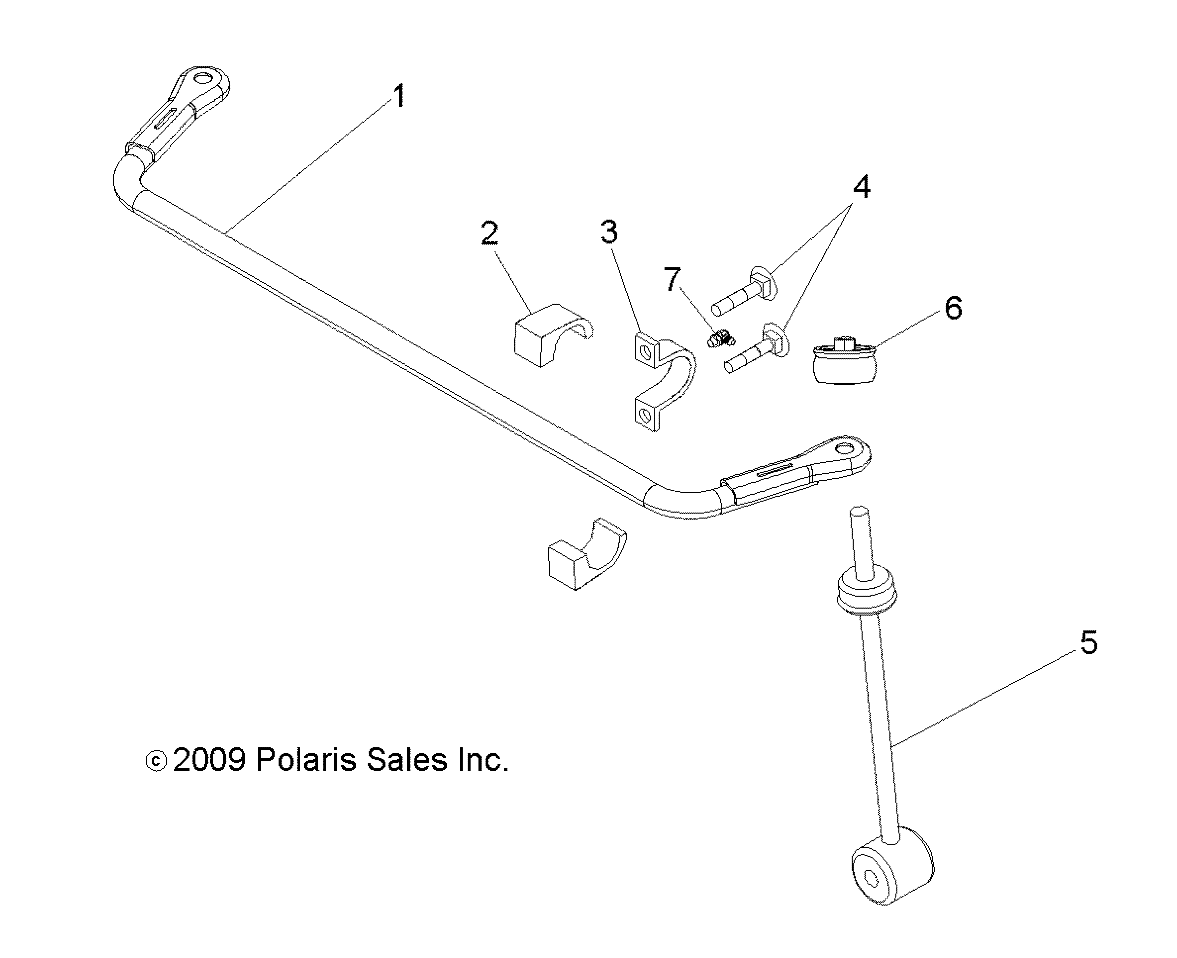 SUSPENSION, REAR STABILIZER BAR - R12WH50AG/AH/AK/AR (49RGRSTABILIZERRR10)