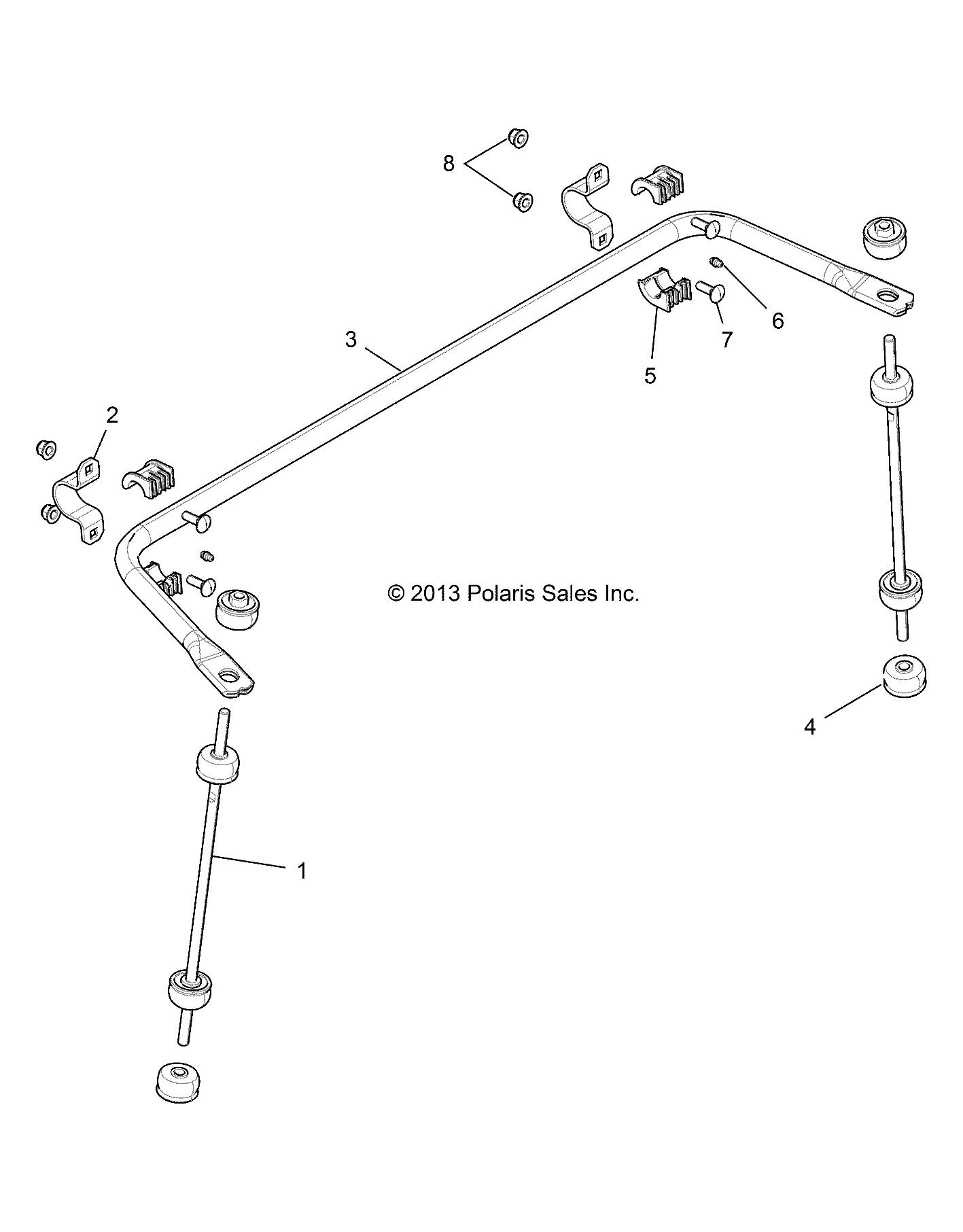 SUSPENSION, REAR STABILIZER BAR - R17RVAD1A1 (49RGRSTABILIZERRR151KDSL)