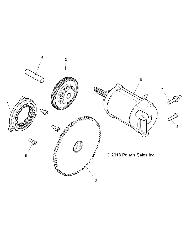 ENGINE, STARTER - Z18VFE92BB/BM/BS/BU/LBK (49RGRSTARTER14RZR1000)