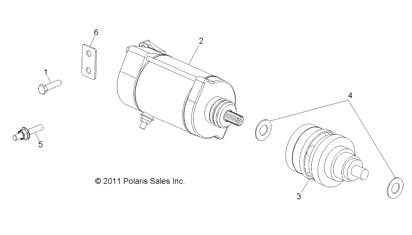 ENGINE, STARTING MOTOR - R12TH76/TH7E/TX7E ALL OPTIONS (49RGRSTARTINGMTR12800XP)