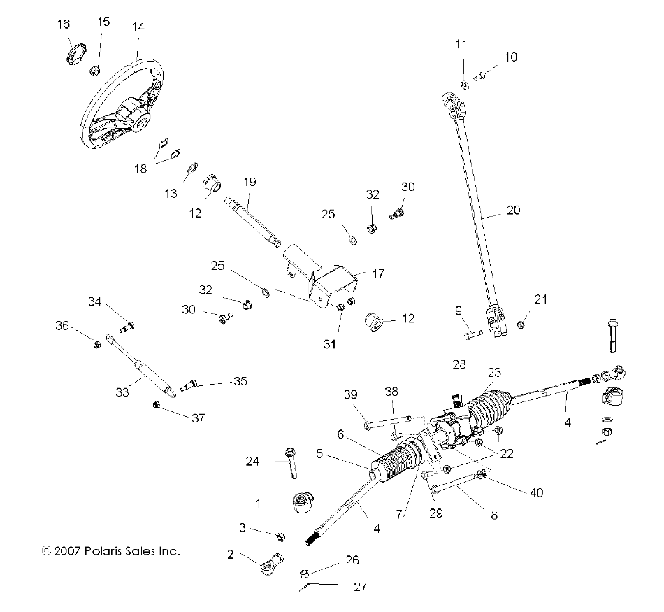 STEERING - R08VH76AD/AG (49RGRSTEERING08VISTA)