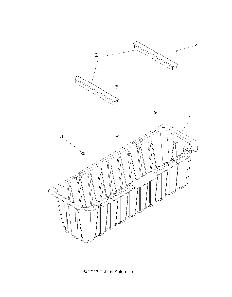 BODY, UNDER SEAT STORAGE BOX - R14WH57AA/AC/AR/6EAT (49RGRSTORAGE14570CREW)