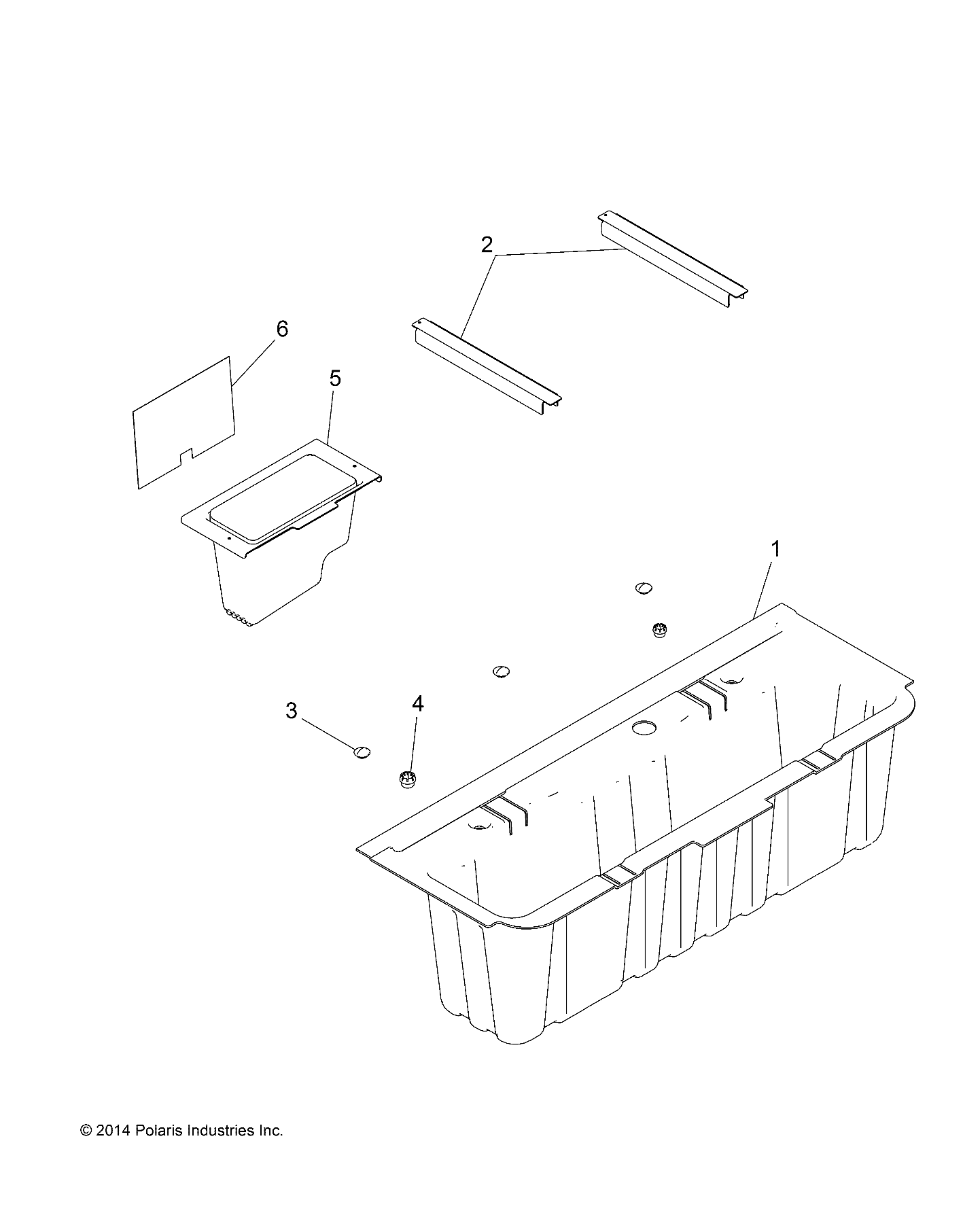 BODY, UNDER SEAT STORAGE BOX - R15RNA57AA/AC/AR/E57AS (49RGRSTORAGE15570MC)