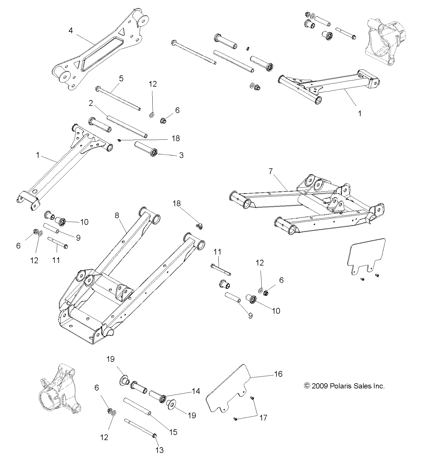 SUSPENSION, REAR CONTROL ARMS - R11VM76FX (49RGRSUSPRR10RZR)