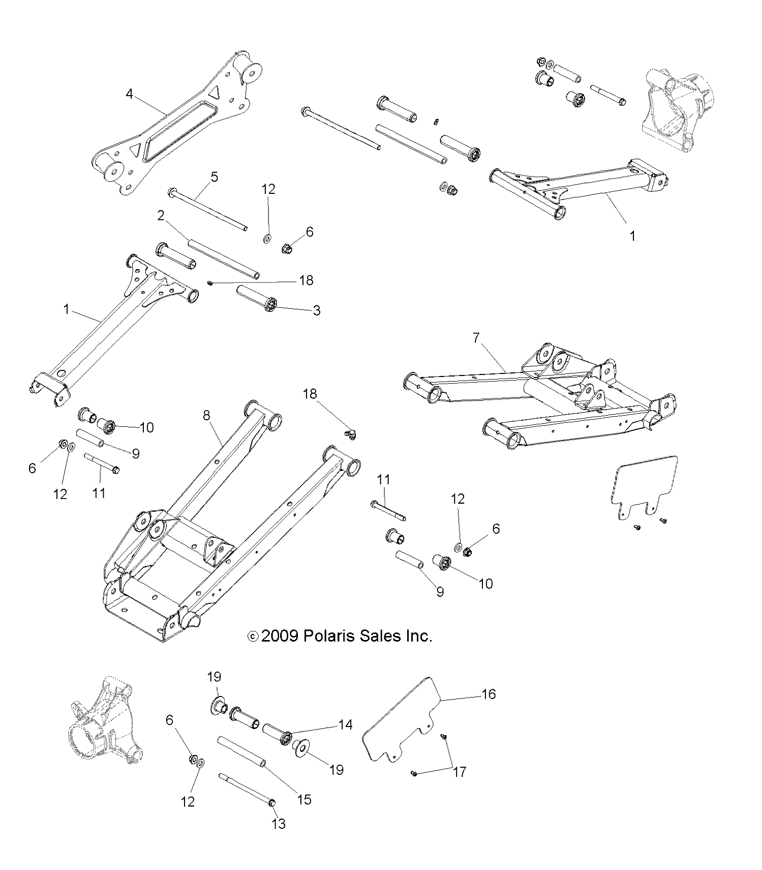 SUSPENSION, REAR CONTROL ARMS - R11XH76AW/AZ/XY76AA (49RGRSUSPRR10RZRS4)