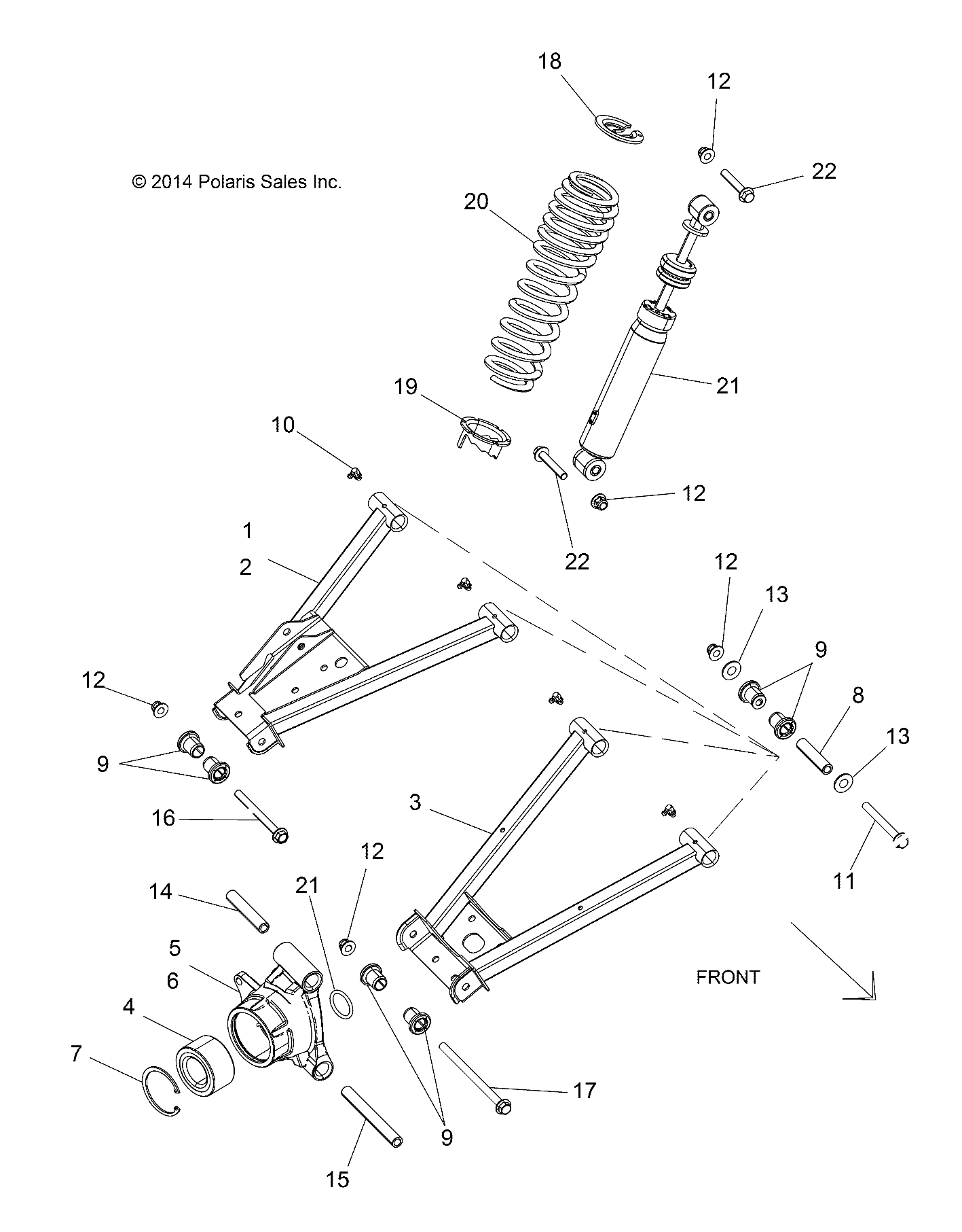 SUSPENSION, REAR - R15RMA57FA (49RGRSUSPRR14570)