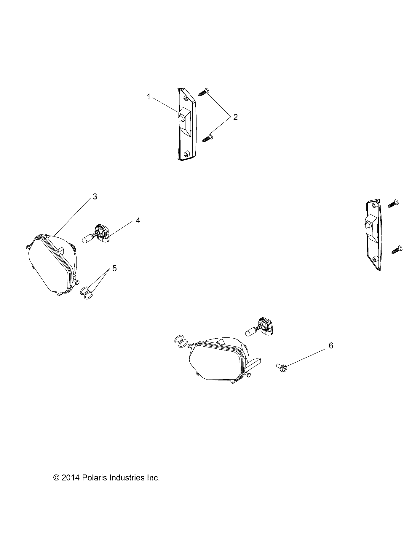 ELECTRICAL, HEADLIGHTS, TAILLIGHTS and BULBS - R19RMA50B4/B1 (49RGRTAILLAMPS15570)