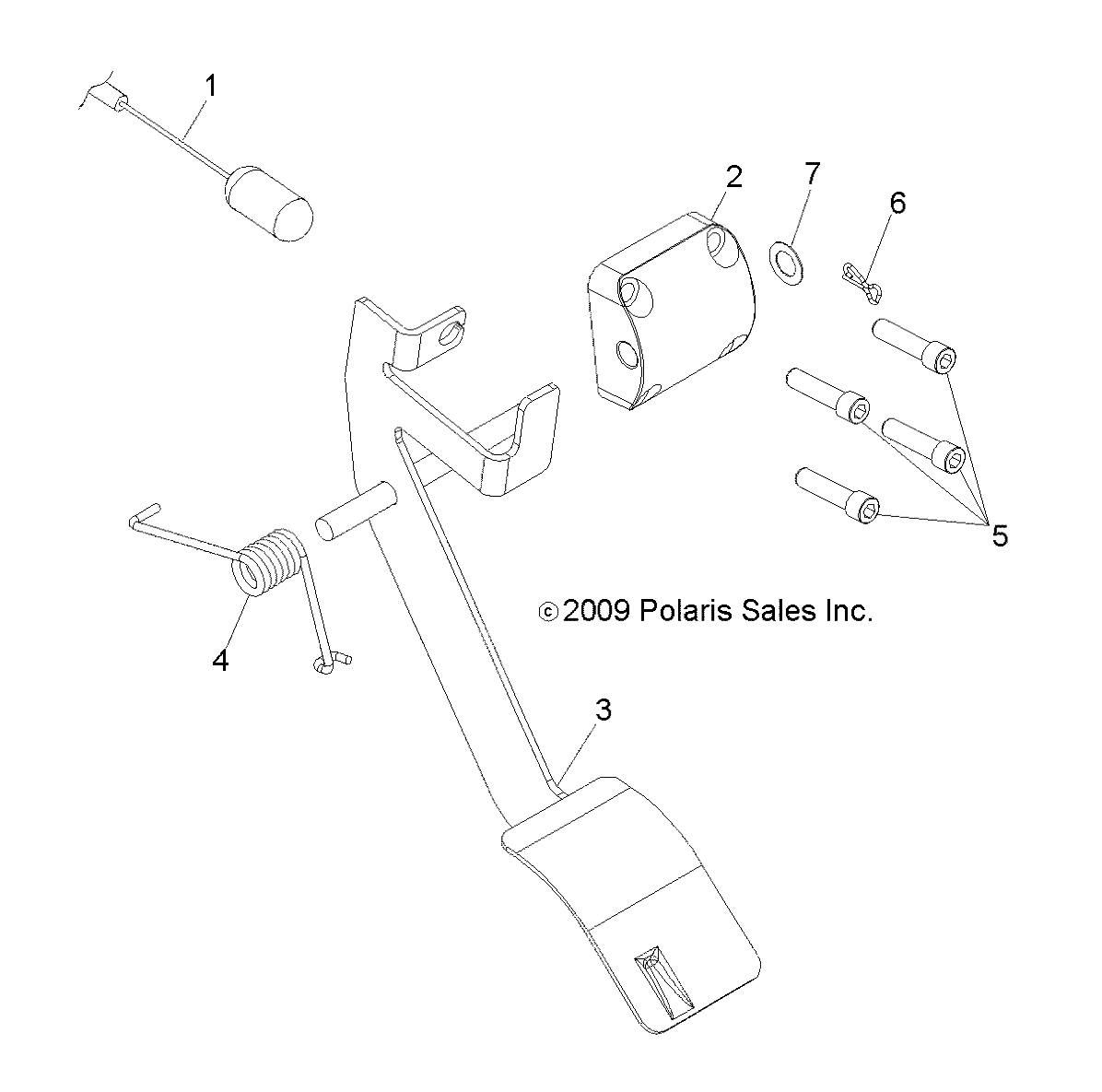 ENGINE, THROTTLE PEDAL - R12WH50AG/AH/AK/AR (49RGRTHROTTLE10)