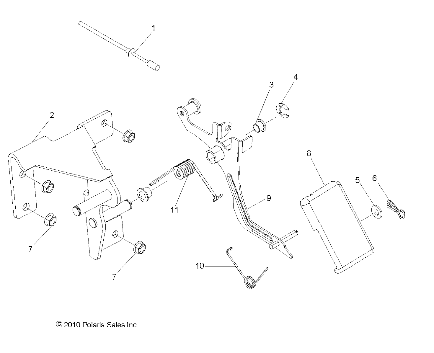 ENGINE, THROTTLE PEDAL - R13WH76AG/AR/EAH/EAI/KG (49RGRTHROTTLE11800CREW)