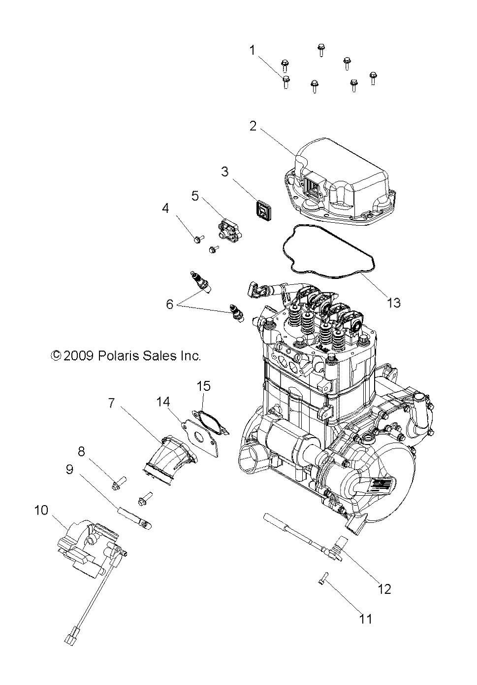 ENGINE, THROTTLE BODY and VALVE COVER - R10WH76AG/AH/AR/AV/WY76AW/AZ (49RGRTHROTTLEBODY10800CREW)