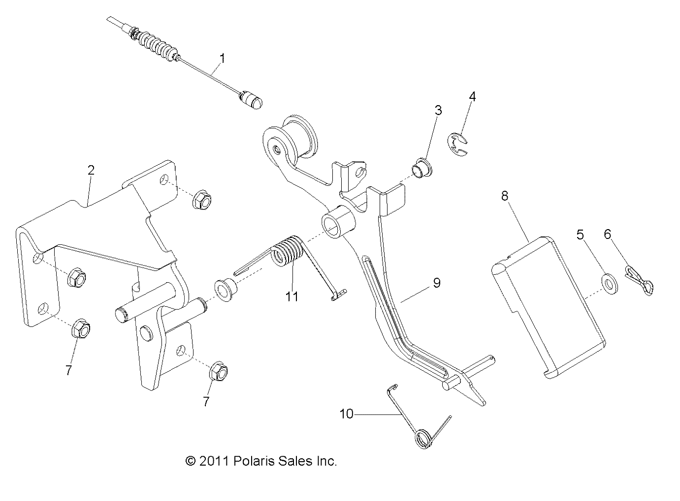 ENGINE, THROTTLE PEDAL - R13TH90DG (49RGRTHROTTLEPEDAL12900D)