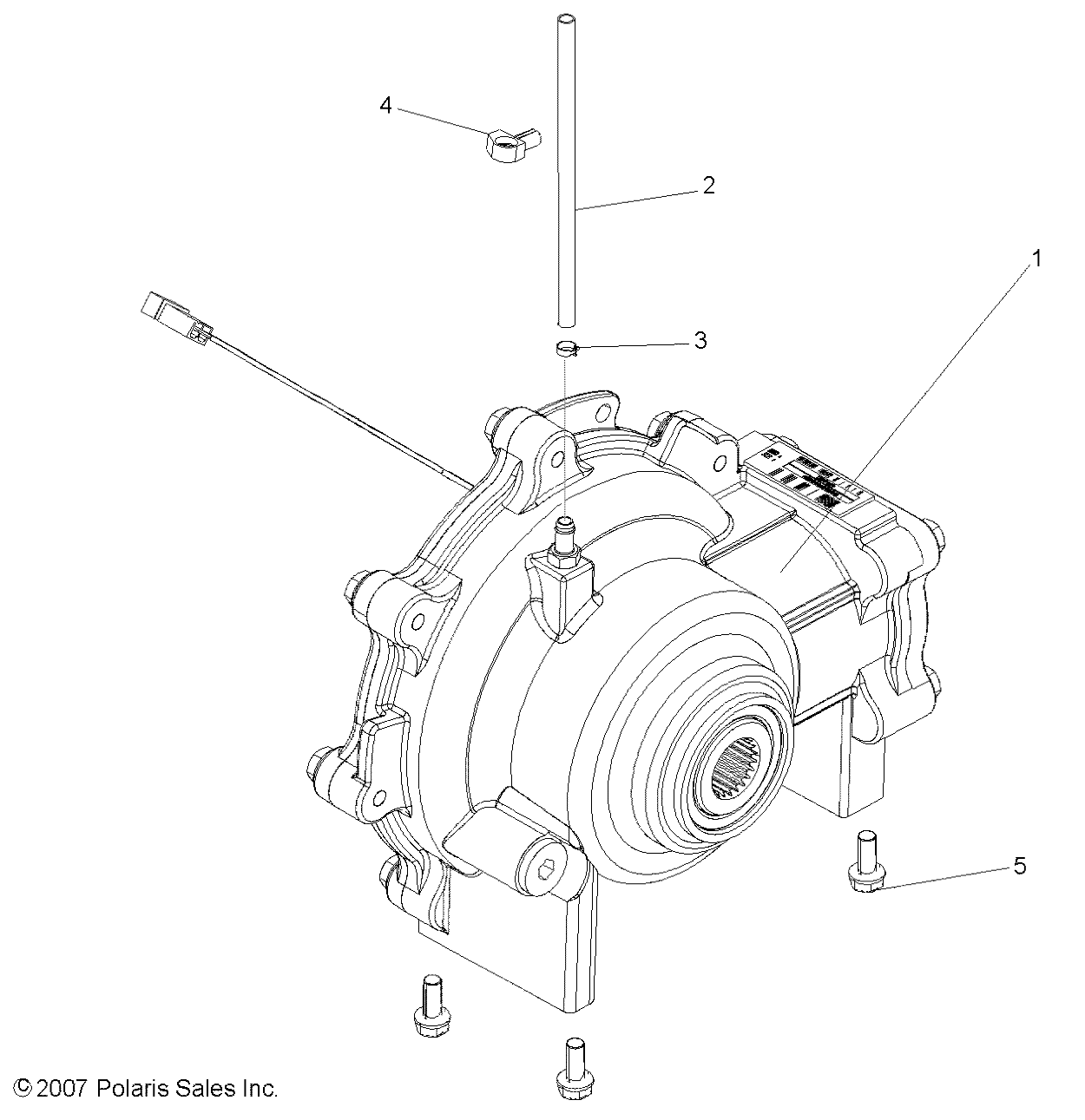 DRIVE TRAIN, FRONT GEARCASE - R09WH68AC/AG/AH/AL/AR/AZ (49RGRTRANS08CREW)