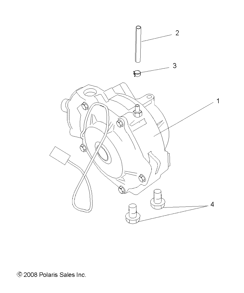 DRIVE TRAIN, FRONT GEARCASE - R13TH76/7E ALL OPTIONS (49RGRTRANS097004X4)