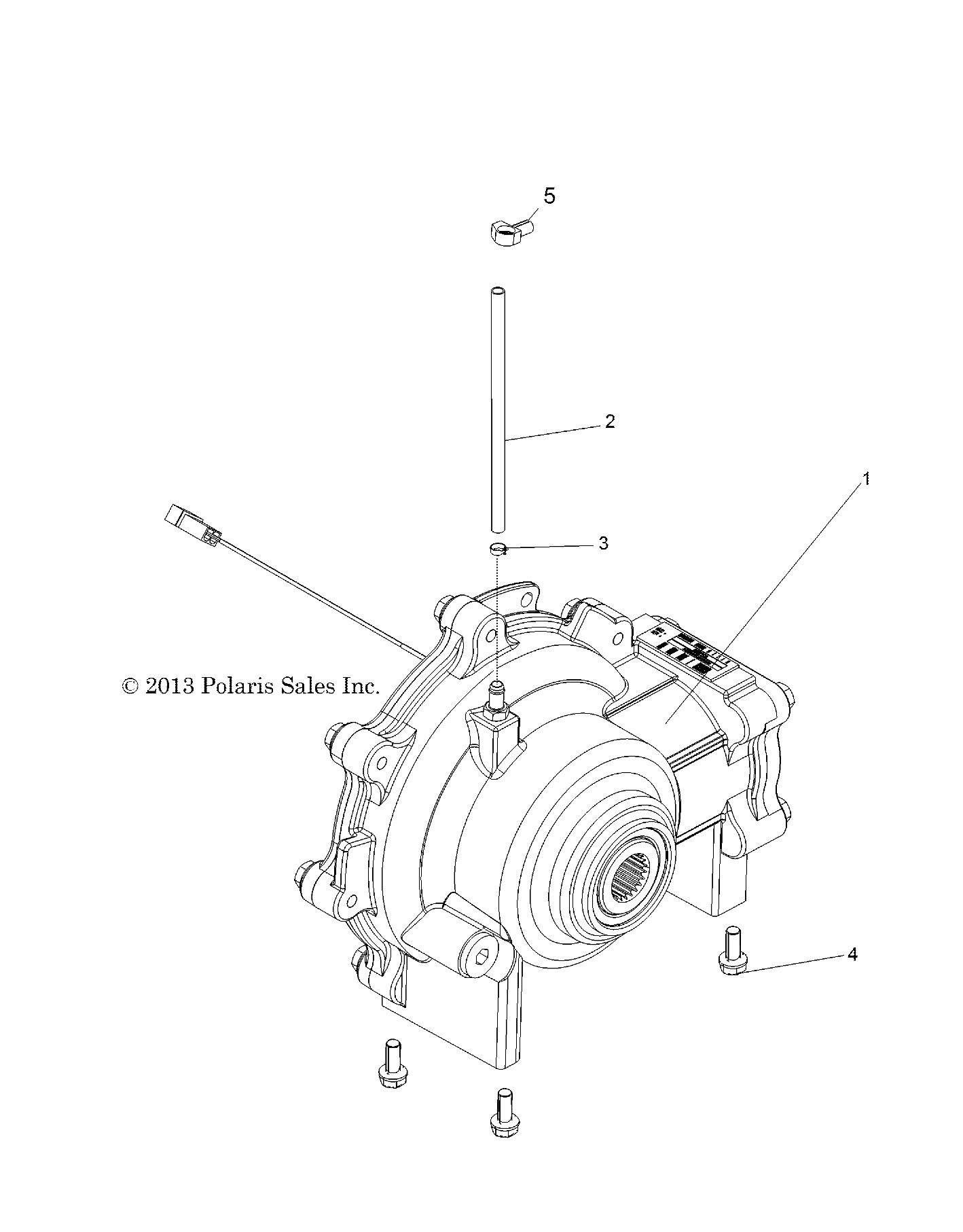 DRIVE TRAIN, FRONT GEARCASE - R14WH88A/9EA ALL OPTIONS (49RGRTRANS14CREW)