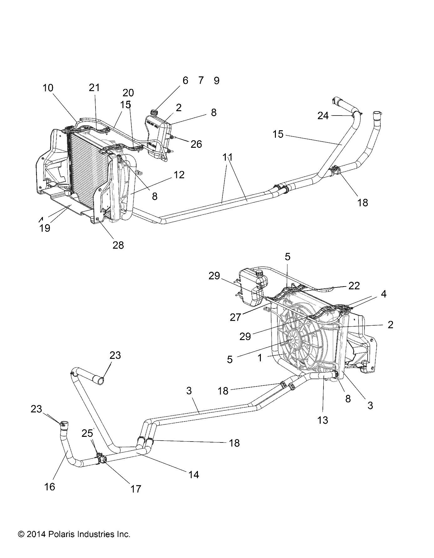 ENGINE, WATER COOLING SYSTEM - R16RVAD1A1 (49RGRWATERPUMP151KDSL)