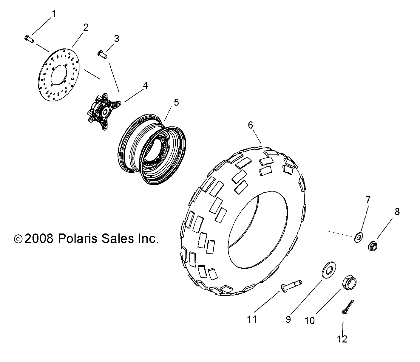 WHEELS, FRONT - R09RF68AF/AR/AZ (49RGRWHEELFRT097006X6)