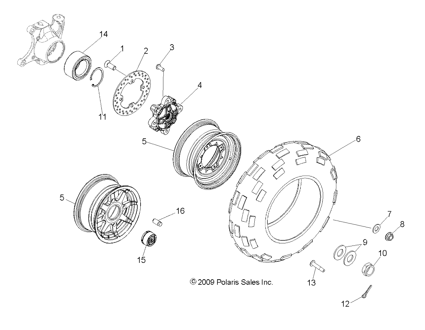 WHEELS, FRONT - R10WH76AG/AH/AR/AV/WY76AW/AZ (49RGRWHEELFRT10CREW)