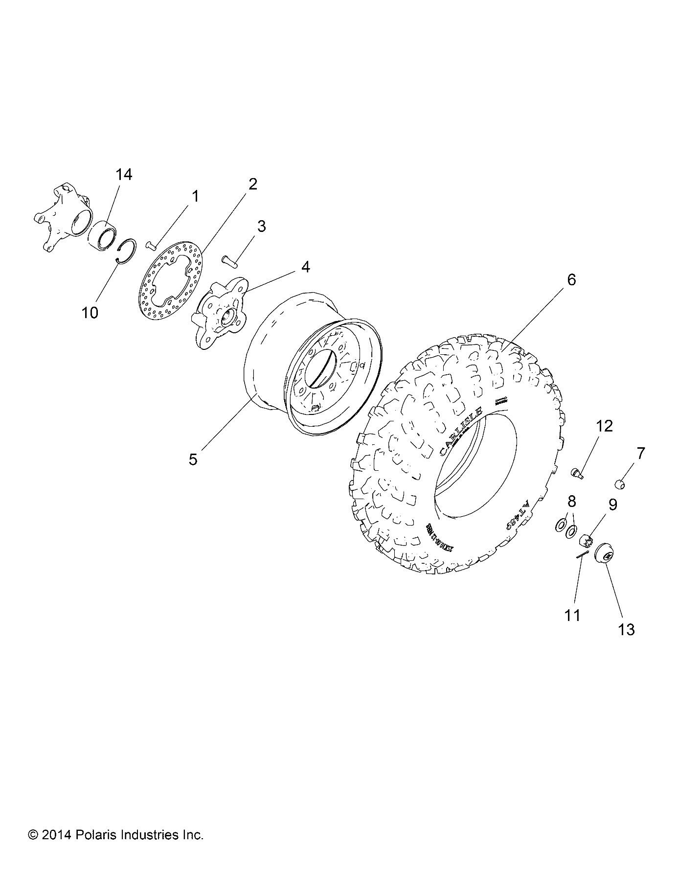 WHEELS, FRONT - R15RTAD1AA/EA/ED1EA (49RGRWHEELFRT151KDSL)