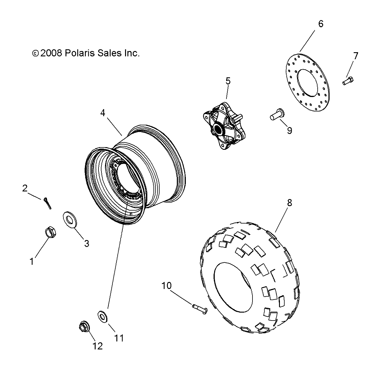 WHEELS, REAR - R09RF68AF/AR/AZ (49RGRWHEELRR097006X6)