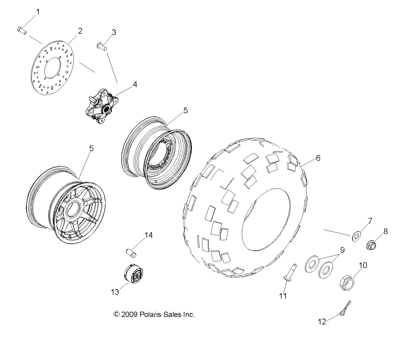 WHEELS, REAR - R10WH76AG/AH/AR/AV/WY76AW/AZ (49RGRWHEELRR10CREW)