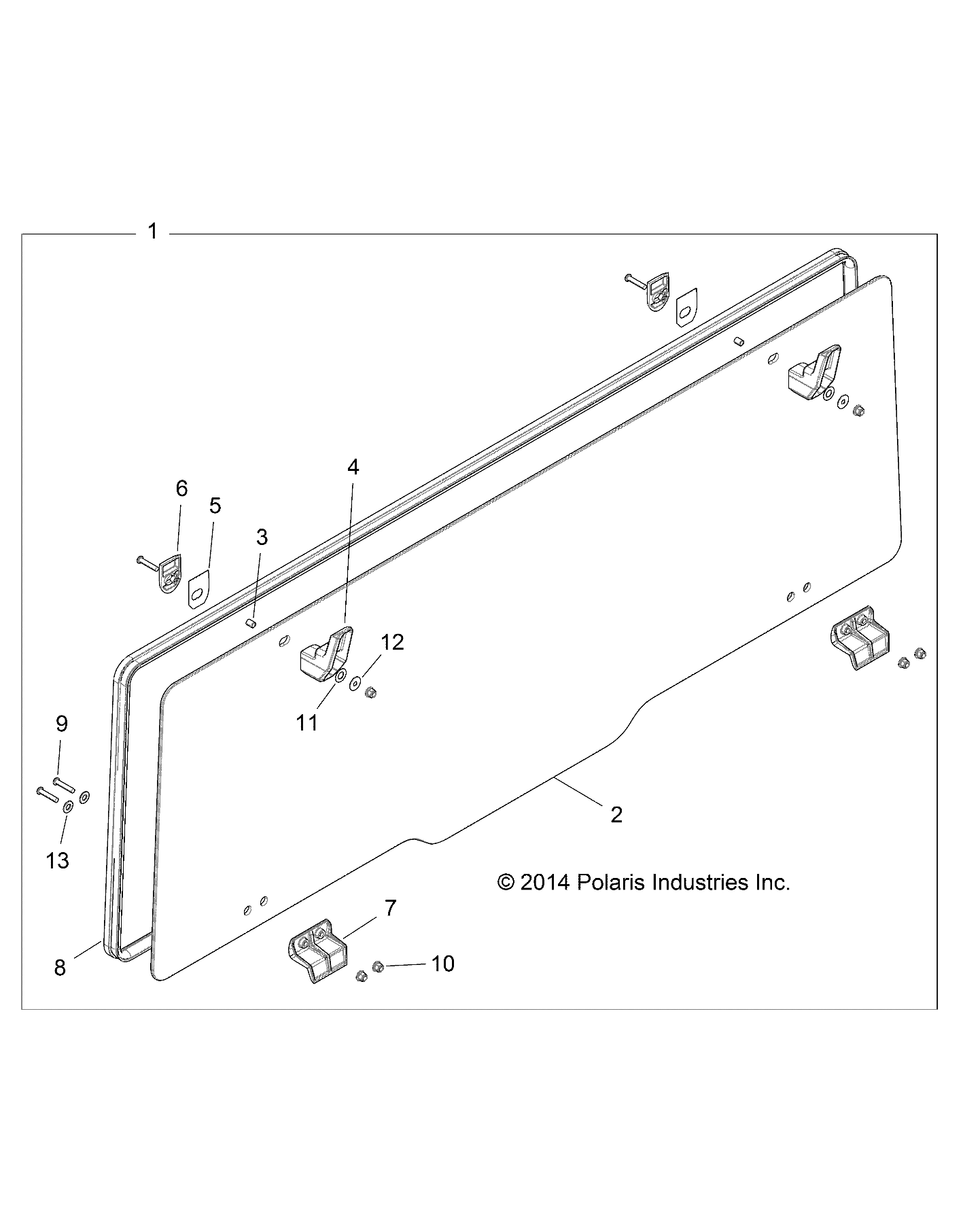 BODY, REAR WINDOW - R16RTU87A9/AS/B9/BS (49RGRWINDSHIELD15900XP)