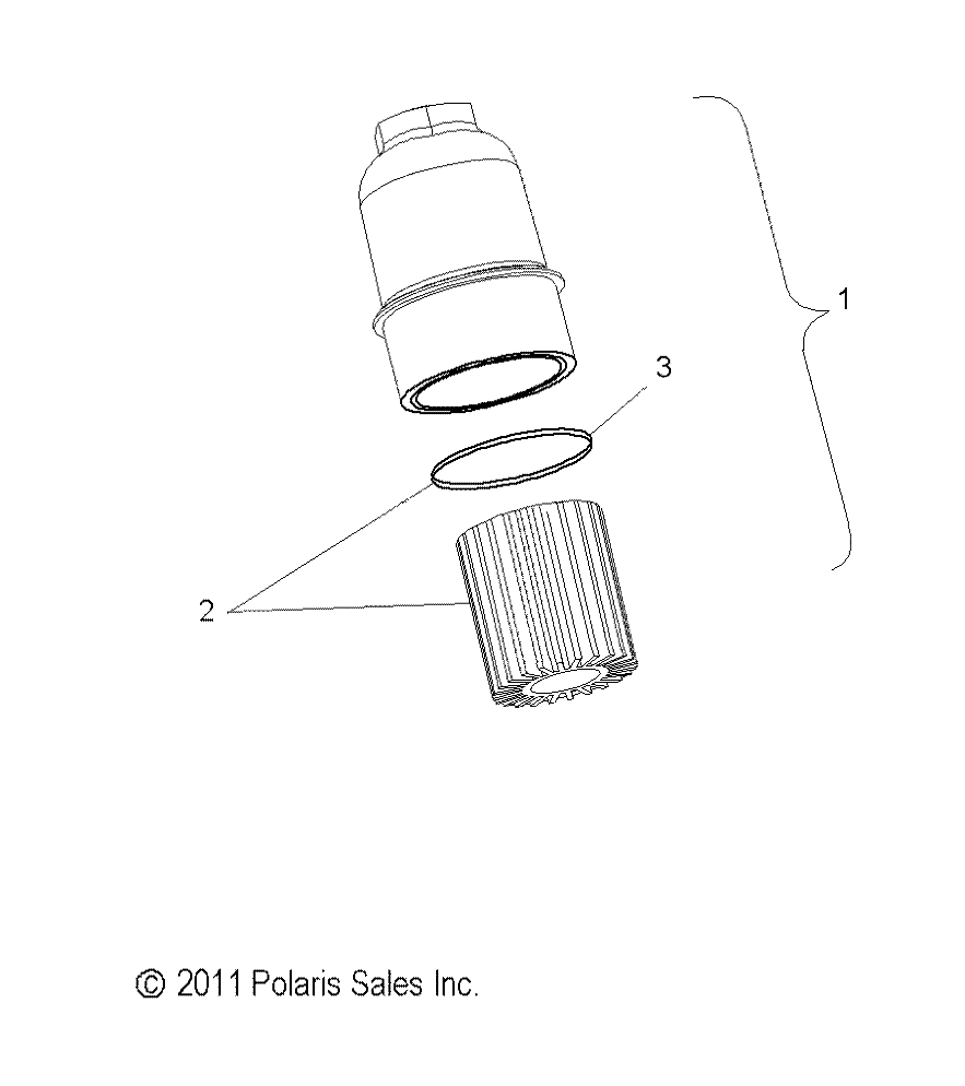 OIL FILTER - W045304CA/IA/CB/IB/CC/IC (49SNOWOILFILTER04PWC)