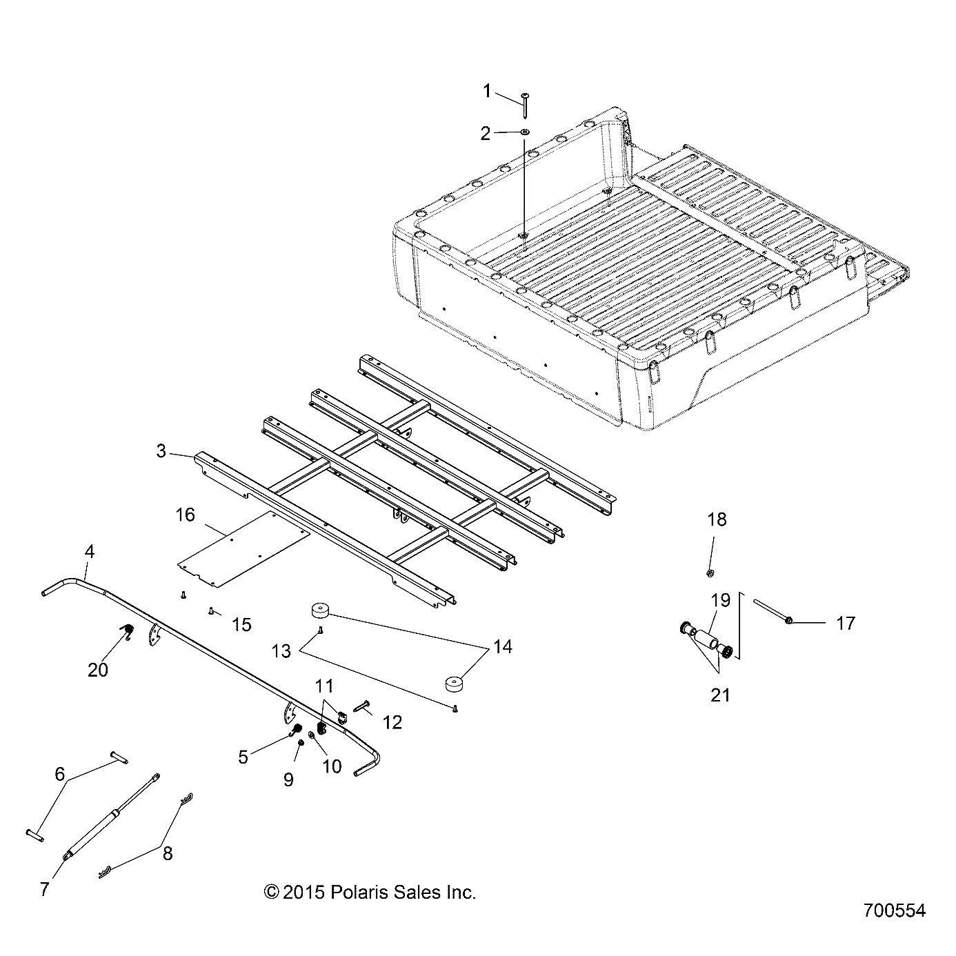 BODY, BOX MOUNTING - R16RAA76AA/AJ (700554)