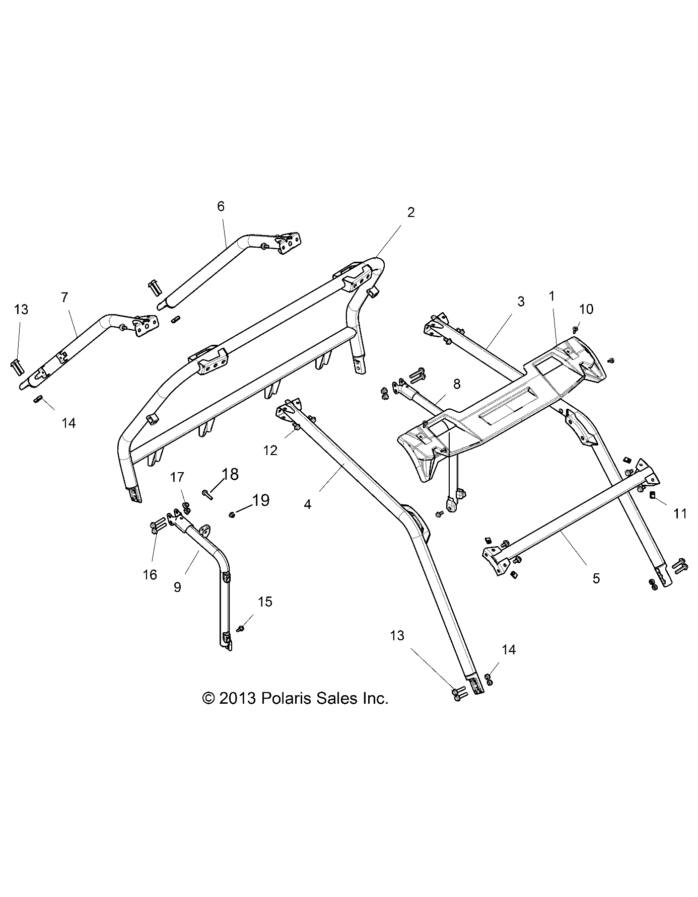 CHASSIS, CAB FRAME - Z16VDE99FM/NM (700581)