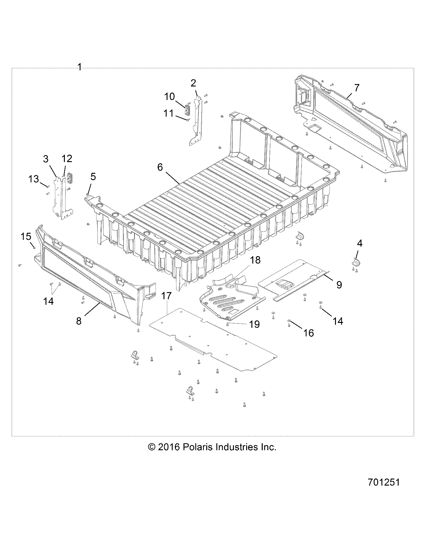 BODY, BOX ASM. - R18RVU99AS (701251)