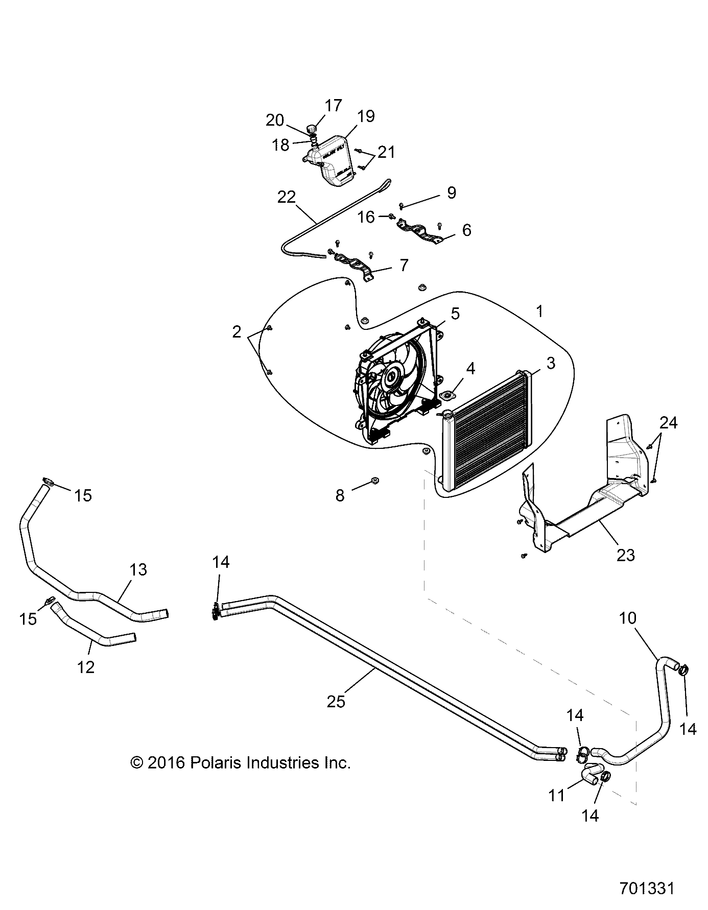 ENGINE, COOLING SYSTEM - R17RVA87A1/B1/E87A9/B9 (701331)