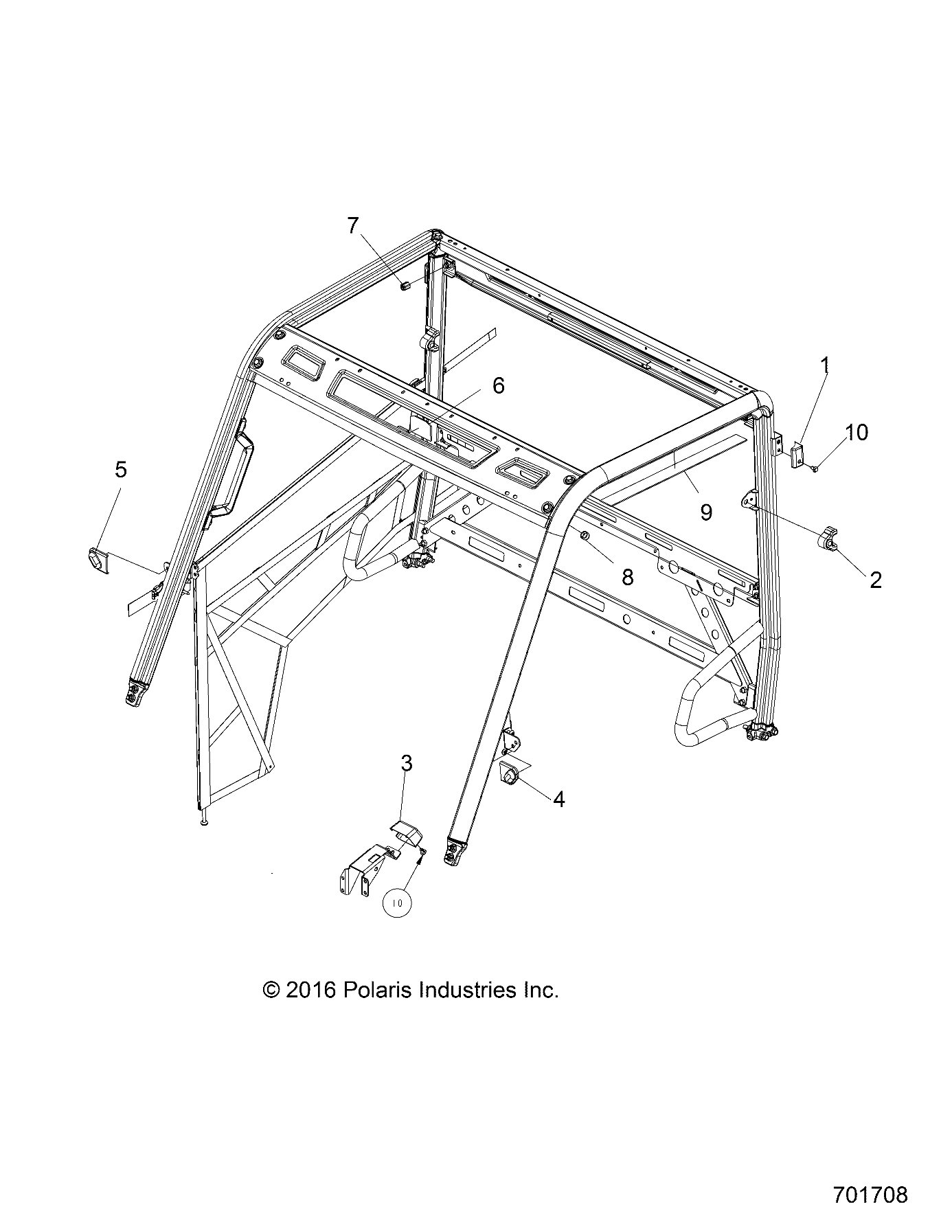 CHASSIS, CAB FRAME AREA, and BRAKE EDGE COVER - R19RMS57F1 (701708)