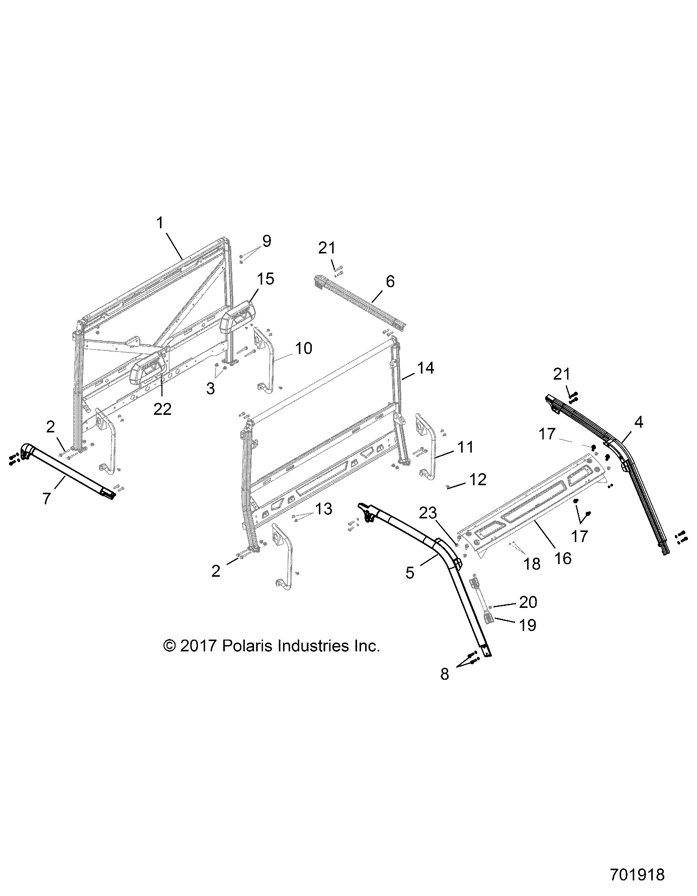 CHASSIS, CAB FRAME - R19RVA87A1/B1/EA9/AH/B9/BH (701918)