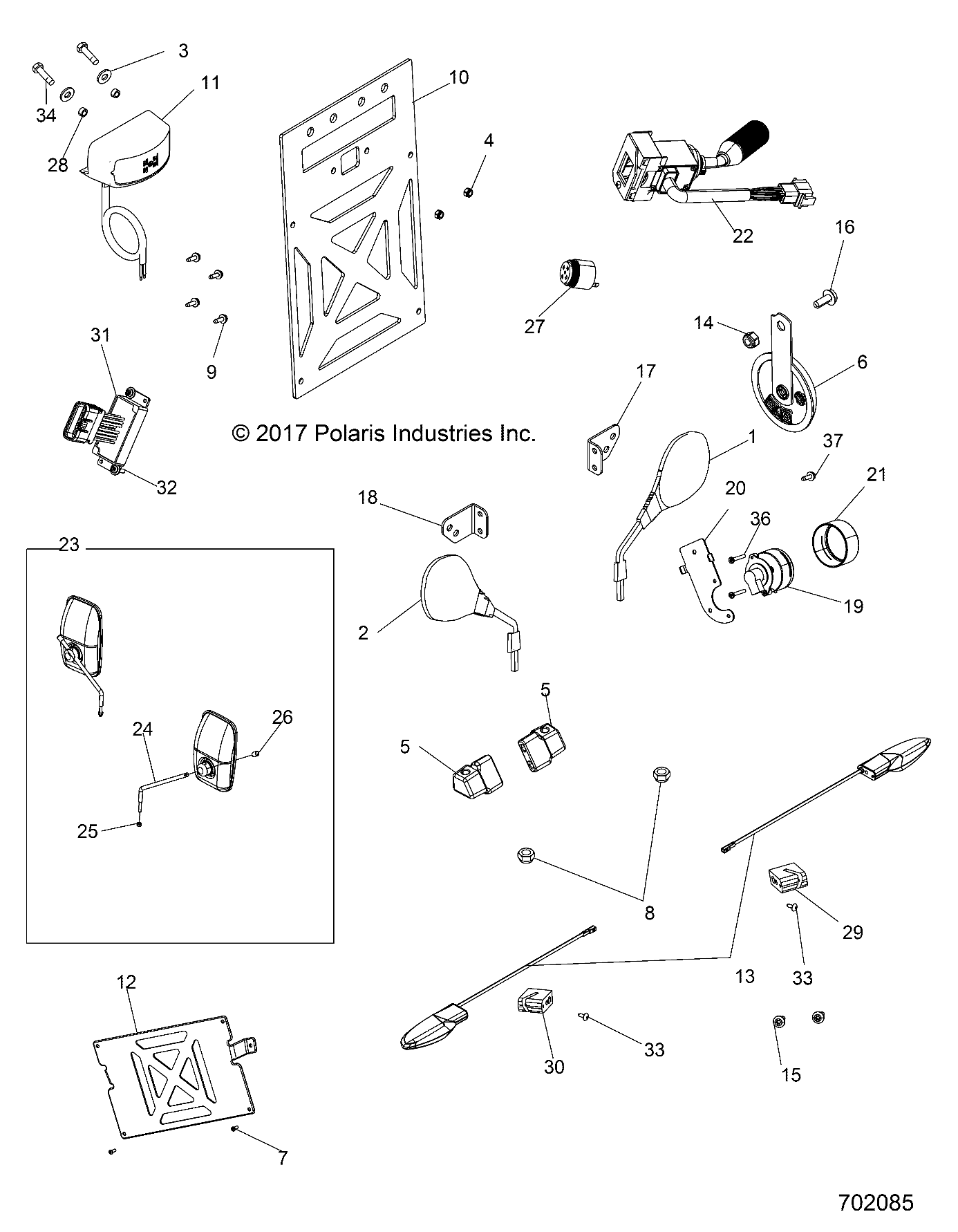 ELECTRICAL, COMPONANTS - R19RMA57F1/S57C1/F1 (702085)